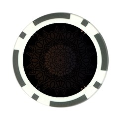 Abstract 002 Poker Chip Card Guard by nate14shop