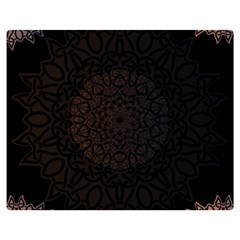 Abstract 002 Double Sided Flano Blanket (medium)  by nate14shop