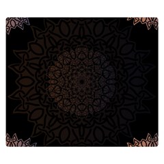 Abstract 002 Double Sided Flano Blanket (small)  by nate14shop