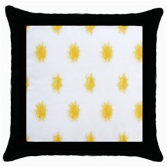 Abstract 003 Throw Pillow Case (black)