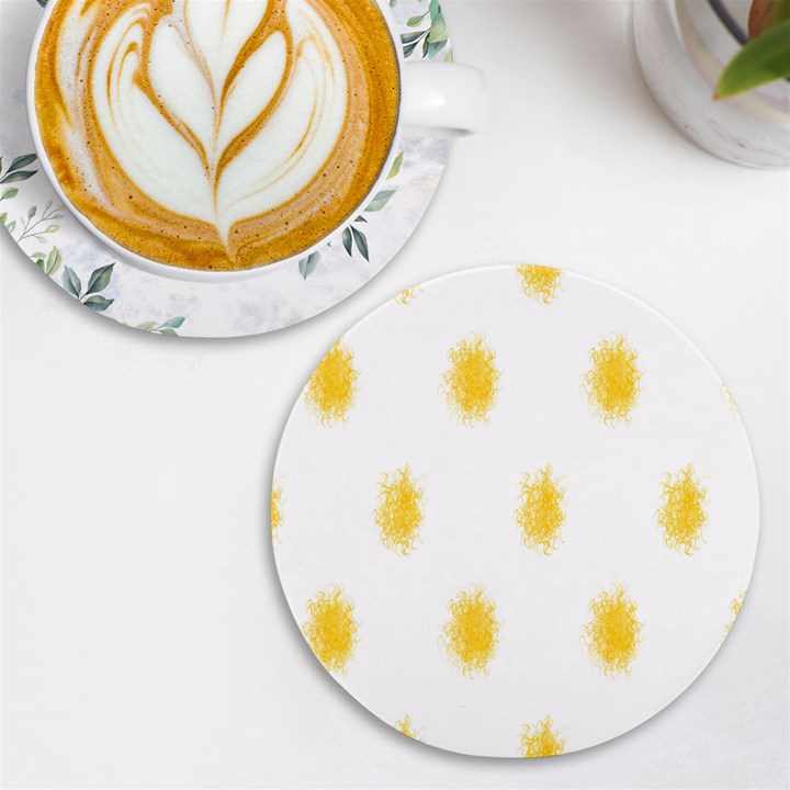 Abstract 003 UV Print Round Tile Coaster