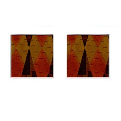 Abstract 004 Cufflinks (square) by nate14shop