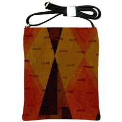 Abstract 004 Shoulder Sling Bag by nate14shop