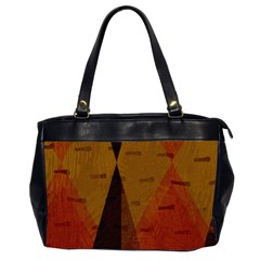 Abstract 004 Oversize Office Handbag (2 Sides) by nate14shop