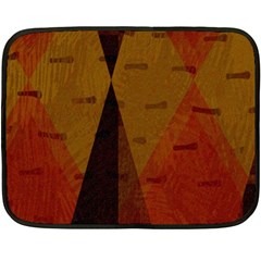 Abstract 004 Double Sided Fleece Blanket (mini)  by nate14shop