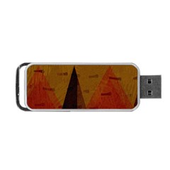 Abstract 004 Portable Usb Flash (two Sides)