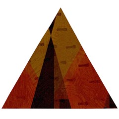 Abstract 004 Wooden Puzzle Triangle by nate14shop