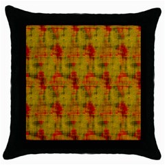 Abstract 005 Throw Pillow Case (black)