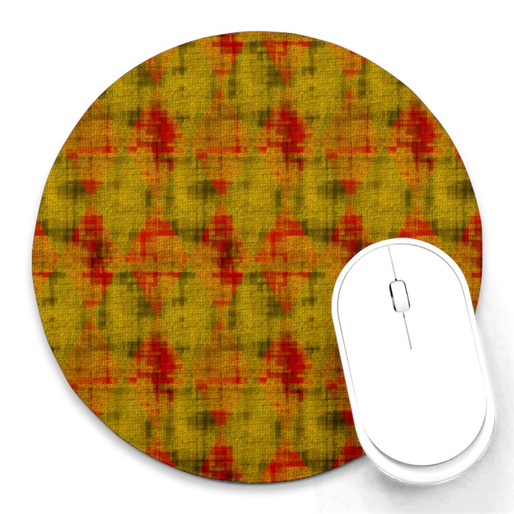 Abstract 005 Round Mousepads