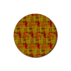 Abstract 005 Rubber Round Coaster (4 Pack) by nate14shop