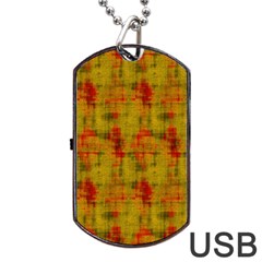 Abstract 005 Dog Tag Usb Flash (two Sides) by nate14shop