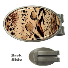 Animal-pattern-design-print-texture Money Clips (oval)  by nate14shop