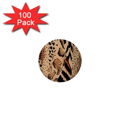 Animal-pattern-design-print-texture 1  Mini Buttons (100 Pack)  by nate14shop