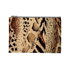 Animal-pattern-design-print-texture Cosmetic Bag (large) by nate14shop