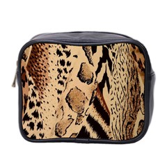 Animal-pattern-design-print-texture Mini Toiletries Bag (Two Sides)