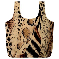 Animal-pattern-design-print-texture Full Print Recycle Bag (XL)