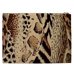 Animal-pattern-design-print-texture Cosmetic Bag (XXL) Back