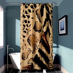 Animal-pattern-design-print-texture Shower Curtain 36  X 72  (stall)  by nate14shop