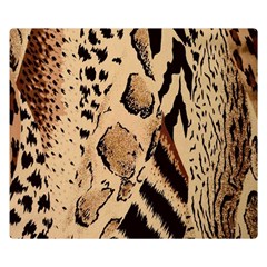 Animal-pattern-design-print-texture Double Sided Flano Blanket (Small) 