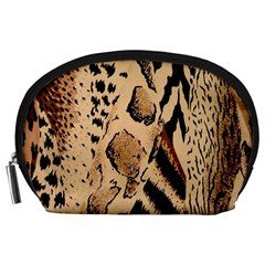 Animal-pattern-design-print-texture Accessory Pouch (large) by nate14shop