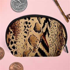 Animal-pattern-design-print-texture Accessory Pouch (large) by nate14shop