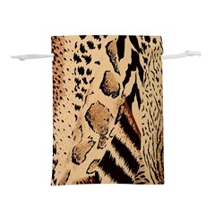 Animal-pattern-design-print-texture Lightweight Drawstring Pouch (L)