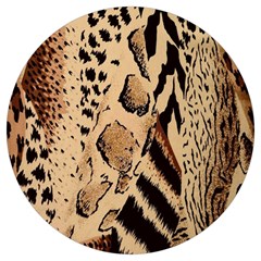 Animal-pattern-design-print-texture Round Trivet