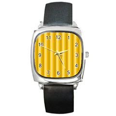 Autumn Square Metal Watch by nate14shop