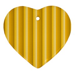 Autumn Heart Ornament (two Sides) by nate14shop