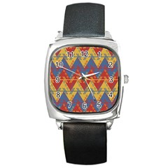 Aztec Square Metal Watch by nate14shop