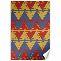 Aztec Canvas 24  X 36  by nate14shop