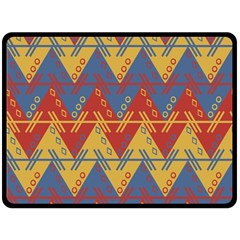 Aztec Fleece Blanket (large)  by nate14shop