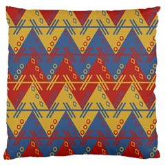 Aztec Large Cushion Case (two Sides) by nate14shop