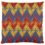 Aztec Large Flano Cushion Case (Two Sides) Front