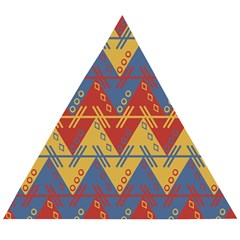 Aztec Wooden Puzzle Triangle by nate14shop