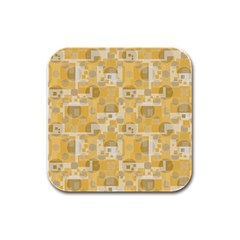 Background Abstract Rubber Square Coaster (4 Pack) by nate14shop