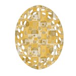 Background Abstract Oval Filigree Ornament (Two Sides) Front