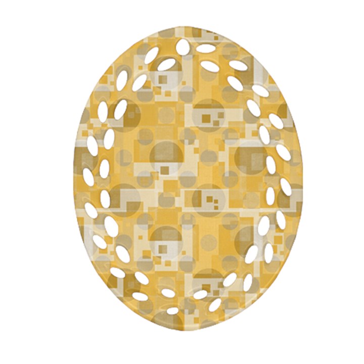 Background Abstract Oval Filigree Ornament (Two Sides)