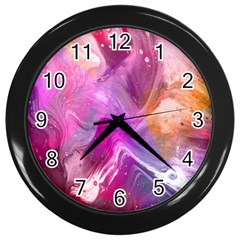 Background-color Wall Clock (black) by nate14shop