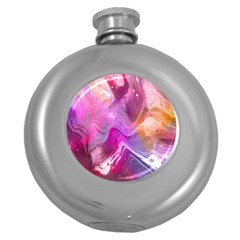 Background-color Round Hip Flask (5 Oz) by nate14shop