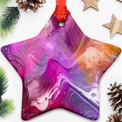 Background-color Star Ornament (two Sides) by nate14shop