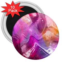 Background-color 3  Magnets (10 Pack)  by nate14shop