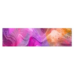 Background-color Oblong Satin Scarf (16  X 60 ) by nate14shop