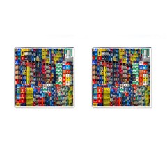 Beverages Cufflinks (square) by nate14shop