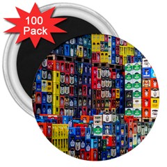 Beverages 3  Magnets (100 Pack) by nate14shop