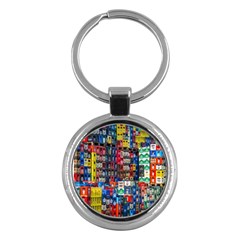 Beverages Key Chain (round) by nate14shop