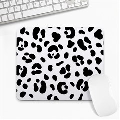 Blak-white-tiger-polkadot Large Mousepads by nate14shop