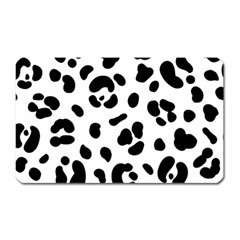 Blak-white-tiger-polkadot Magnet (rectangular) by nate14shop