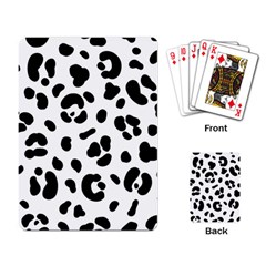 Blak-white-tiger-polkadot Playing Cards Single Design (rectangle) by nate14shop