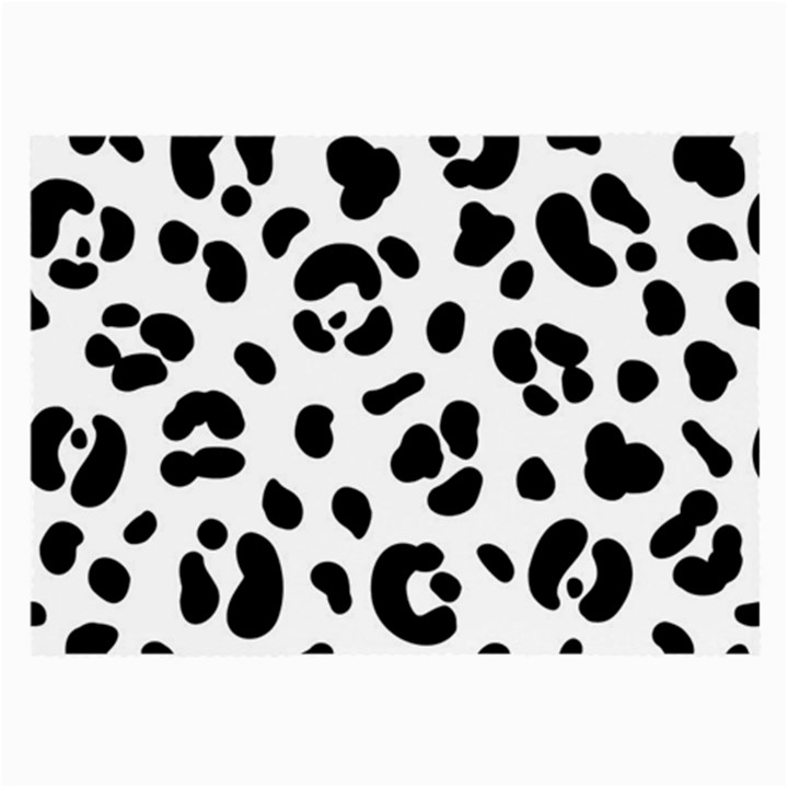 Blak-white-tiger-polkadot Large Glasses Cloth